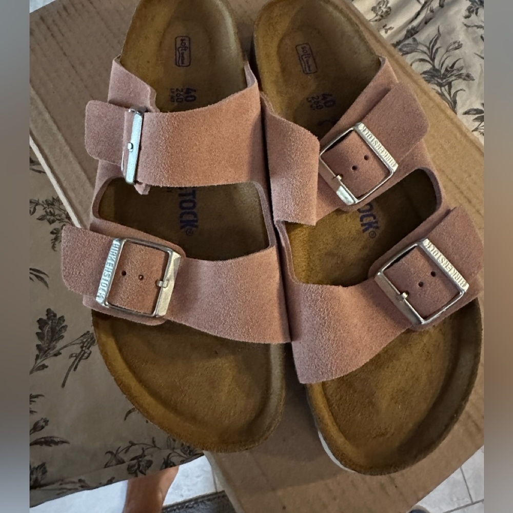 NEW Birkenstock Arizona Pink Dusty Rose Size 40 Medium Narrow